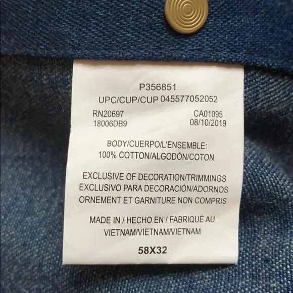 Liberty Men’s Denim Bib Overalls New - Picture 10 of 12